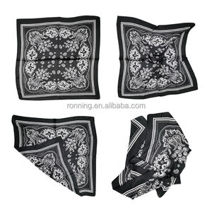 男性用刺繍Shemagh Omani Masar祈りデザイナーブランドシルク100% ポリエステルスクエアバンダナ多機能カラフルコットン - Product Image 4