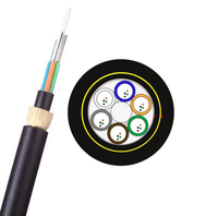 Cable ADSS G652d 6 48 Hilos 24 12 Thread Cable aéreo monomodo De Fibra Adss Cable de fibra óptica Roll