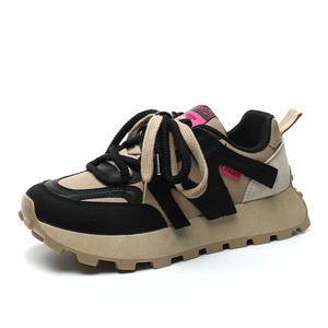 2026 New Women's Lace-up Breathable Anti-Slip Sporty Fashion Trend PU Upper Shoes for Spring Summer Autumn - Product Image 4