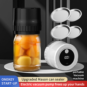 Kit de scellage <span class=keywords><strong>sous</strong></span> <span class=keywords><strong>vide</strong></span> pour bocaux Mason électrique, best-seller 2024, <span class=keywords><strong>machine</strong></span> de scellage <span class=keywords><strong>sous</strong></span> <span class=keywords><strong>vide</strong></span> pour bocaux Mason pour le stockage des aliments - Product Image 3