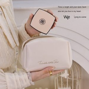 Bolsa de Aseo Personalizada con Logotipo, de Moda, con Cierre, Portátil, Impermeable, de PU, Ultraligera, Resistente al Desgaste, para <span class=keywords><strong>Mujer</strong></span>, Mini Bolsa de Maquillaje - Product Image 2