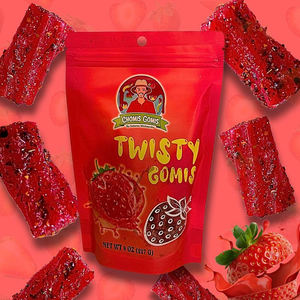 Venta caliente Ecológico Reciclable Personalizado Cremallera Mylar Stand Up Bolsas Envases de plástico para <span class=keywords><strong>Chamoy</strong></span> Gummies Candy - Product Image 4