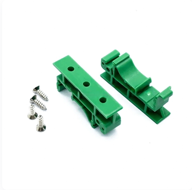 DRG-01 35mm Din Rail Type Bracket PCB Panel Mounting Base Circuit Board Din Rail Mounting Bracket Holder Carrier Clips