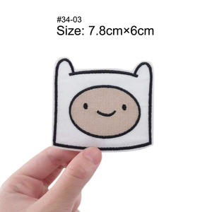 Set de Parches Bordados de Adventure Time, <span class=keywords><strong>Finn</strong></span> <span class=keywords><strong>Jake</strong></span> BMO LSP Parches Termoadhesivos para Chaqueta de Jeans DIY - Product Image 2