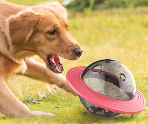 Jouet pour chien volant en forme de <span class=keywords><strong>planète</strong></span>, distributeur de friandises et de nourriture en plastique, vente chaude 2024 - Product Image 4
