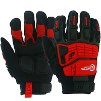 Gants mécaniques robustes BSP avec protection intégrale TPR, doigts tactiles renforcés et paume antidérapante pour le secteur offshore et les plateformes de forage