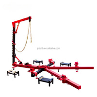 Banc de réparation de carrosserie automobile avec machine à châssis et table de traction pour débosselage, équipement de réparation de châssis automobile