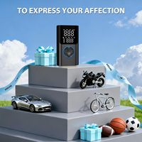 Portable 12V 150PSI Electric Tire Inflator Pump Wireless Digital Display Ball Air Compressor for Car Motorcycle Bike-Made ABS