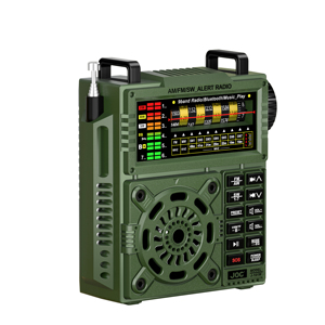 <span class=keywords><strong>Radio</strong></span> de poche portable rechargeable AM <span class=keywords><strong>FM</strong></span> à ondes courtes 1200 mAh avec la meilleure réception, port pour carte TF, écouteurs, fonction SOS - Product Image 1