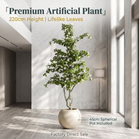 Plantes vertes artificielles, feuilles de gardénia, grand arbre en plastique pour la décoration de la maison et du bureau, vente en gros avec pot