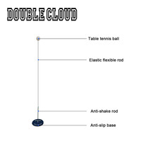 Vente directe des fabricants Ensemble de raquettes de tennis de table à pagaie réglable pour les sports d'intérieur Rebond Équipement d'entraînement pour l'entraînement