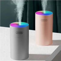 Mini humidificateur à brume chaude 270 ml H2O, double humidification, diffuseur d'huiles essentielles aromatiques, humidificateur d'air USB pour voiture et maison, design Dazzle Cup
