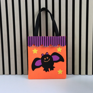 Bolsa de Fieltro Personalizada en Oferta, Bolsa de Compras Ecológica para Halloween, Impresión por Sublimación de Calor, Diseño Unisex - Product Image 3