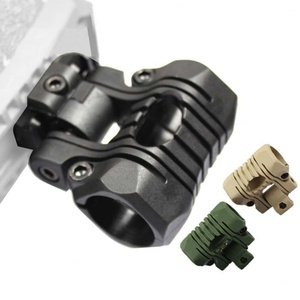 Tactical Helmet Accessories <b>Quick</b> <b>Release</b> Plastic <b>Clamp</b> Clip Flashlight Holder Mount for Fast Mounting - Product Image 1