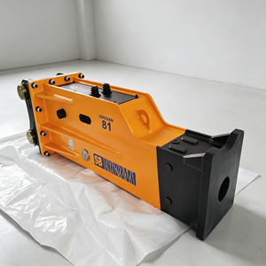 Marteau hydraulique de type boîte SB81, corps principal robuste pour la démolition de roches, pour excavatrices de 18 à 26 tonnes, origine Shandong, garantie 1 an - Product Image 1