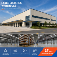 Bâtiment industriel préfabriqué en métal à haute capacité de charge, atelier à ossature métallique pour la logistique commerciale