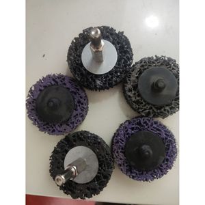 Disco de pulido de diamante no tejido de 2 pulgadas, 0,188 pulgadas de grosor, para amoladora angular, eliminación de óxido, color morado y negro - Product Image 1