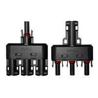 Connecteur de branche solaire NSPV mâle/femelle 3 en 1 DC1500V IP68, borne en cuivre étamé, 60A max.