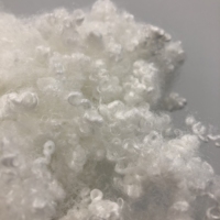 Vente directe usine – Filament creux conjugué en polyester recyclé siliconé pour béton, en peluche tridimensionnelle