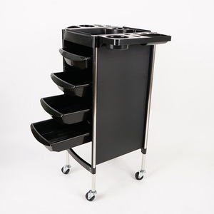 4 Drawers Hair Salon Beauty Spa Hairdresser Storage Cart <b>Trolley</b> Rolling Multi-function Barber Shop <b>Tool</b> <b>Trolley</b> Cart - Product Image 5