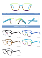 Montures de lunettes optiques tendance, fabriquées en Chine, en acétate de haute qualité, par des fabricants de lunettes de luxe, montures de créateur 2026 pour hommes
