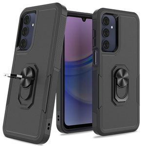 Coque de téléphone en polycarbonate rigide anti-choc et anti-chute avec support d'anneau pour <span class=keywords><strong>Samsung</strong></span> S24 S25 S26 Series - Product Image 1