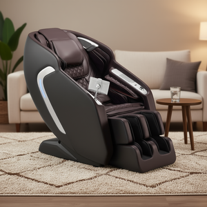 Sillón de Masaje Eléctrico con Riel SL, Gravedad Cero, Reclinable, con Calor, Rodillos para Pies, Control por Voz AI y Rotación de 360 Grados - Product Image 2