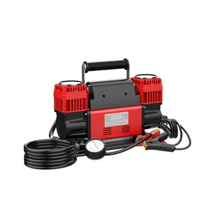 Doppi cilindri per impieghi gravosi 300L/min auto 150 PSI pompa ad aria portatile 12v compressore d'aria per auto gonfiatore portatile per pneumatici