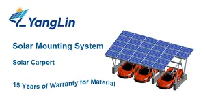 Fabbrica di montaggio del sistema solare di montaggio del pannello solare di carport e garage per il parcheggio auto