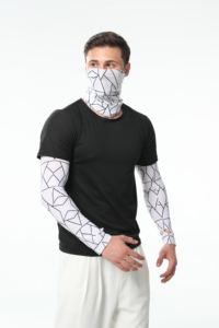 Custodie personalizzabili stampate <span class=keywords><strong>per</strong></span> ciclismo maniche <span class=keywords><strong>per</strong></span> ghiaccio senza cuciture <span class=keywords><strong>per</strong></span> protezione solare UPF50 <span class=keywords><strong>accessori</strong></span> <span class=keywords><strong>per</strong></span> sport all'aria aperta Unisex - Product Image 5