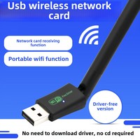 Tarjeta de Red Inalámbrica USB de 8 Líneas para Europa, Antena Externa, Sin Controladores, WIFI Oscam Polonia