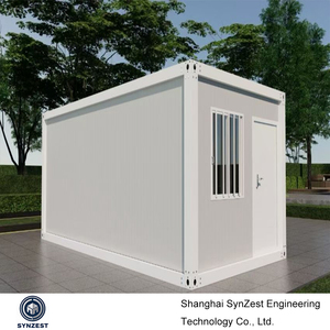 SynZest Conteneur modulaire préfabriqué en acier de 20 pieds pour cabine, bureau de secours d'urgence, bâtiment et camp de sauvetage mobile - Product Image 1