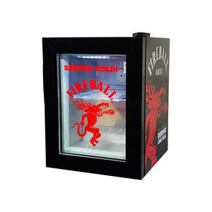 Réfrigérateur-congélateur portable Nuelead NE-21D de haute qualité à faible consommation d'énergie, 21 L, porte en verre, compresseur, pour voiture et hôtel - Product Image 1