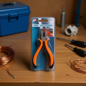 MNJ Wire Cutters 13451 Orange Handle For Electrician Use 12PCS Pack - Product Image 3