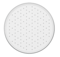 2025 Best-Selling Large ABS Plastic Rainshower Pommeau de douche Accessoires de robinet Fonction de pluie de surface plaquée pour les salles de bain