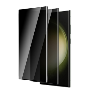 Protection d'écran en <span class=keywords><strong>verre</strong></span> <span class=keywords><strong>trempé</strong></span> incurvé 9H <span class=keywords><strong>anti</strong></span>-<span class=keywords><strong>espion</strong></span> 3D avec colle intégrale et couverture complète pour Samsung S21 S22 S23 Ultra - Product Image 1