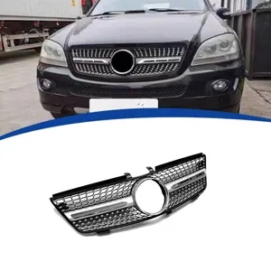 Calandre étoile en diamant ABS de haute qualité, Grille pour W164 de 2005 à 2008 ML W164 de 2005 à 2008