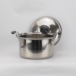 Marmite à ragoût grande capacité 28 cm à bas prix, marmite à soupe économique avec couvercle, casseroles de cuisson en acier inoxydable, grande marmite de cuisson - Product Image 2