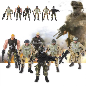 Kit de figurines militaires <span class=keywords><strong>SWAT</strong></span> pour enfants, figurines d'<span class=keywords><strong>action</strong></span> d'hommes de l'armée avec accessoires de soldats en plastique, cadeaux pour enfants - Product Image 4