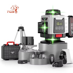 Niveau laser industriel TGS Super 12 16 lignes 3/4D vert, auto-nivelant, 360° horizontal et vertical - Product Image 1