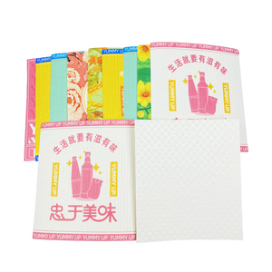 Chiffon à vaisselle suédois réutilisable, éponge en cellulose, chiffon de nettoyage compostable pour la cuisine, pour le lavage de la vaisselle - Product Image 6