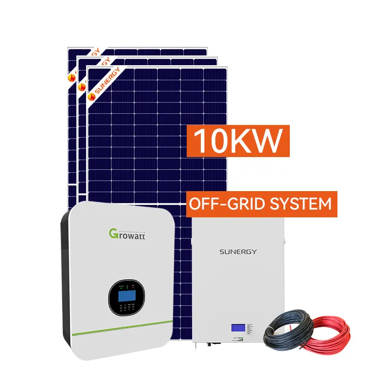 Sunergy Morden thiết kế tế bào nhiên liệu năng lượng mặt trời xe điện 6KW Off lưới năng lượng mặt trời Hệ thống lưu trữ năng lượng cho năng lượng mặt trời dự án