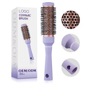 แปรงผมกลมเซรามิกแบบแขวนน้ำหนักเบาพร้อมขนแปรงทนความร้อน - Product Image 1