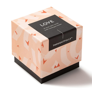 Logo personalizzato Pop-Open Card scatola di imballaggio di carta parole premurose e <span class=keywords><strong>messaggi</strong></span> di ispirazione stampati all'interno di carte da gioco uniche - Product Image 2