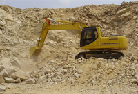 Nouvelle pelle sur chenilles de 22 tonnes avec godet standard de 1,2 m³ pour travaux agricoles et aménagement paysager, certifiée CE