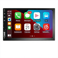 Layar Sentuh 7 Inci 2 Din Pemutar MP5 Mobil Stereo Dashboard USB Mendukung Mirror Link FM Built-in BT Opsional CarPlay untuk Pemutar