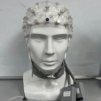 Headset EEG Semi-kering BCI Experiment Gelfree-Net Cap Kompatibel Dengan Headset Board Seri Gelfree-Net untuk Penggunaan Klinis