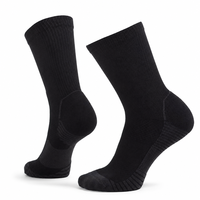 Chaussettes de sport professionnelles blanches à logo personnalisé, respirantes, en maille, avec soutien de la voûte plantaire et compression, pour la course à pied