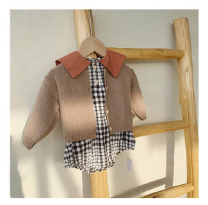 Hot Sale Warm Winter Autumn Coat Solid Color Knitted Cardigans Toddler Boy Girl Clothes Baby Knit Sweater - Product Image 5