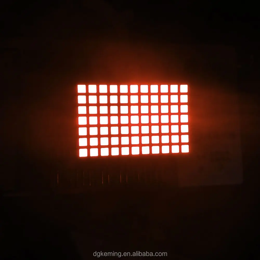 Super Red 3x3mm 11x7 matriz de puntos pantalla LED módulo LED/BSR CC CA